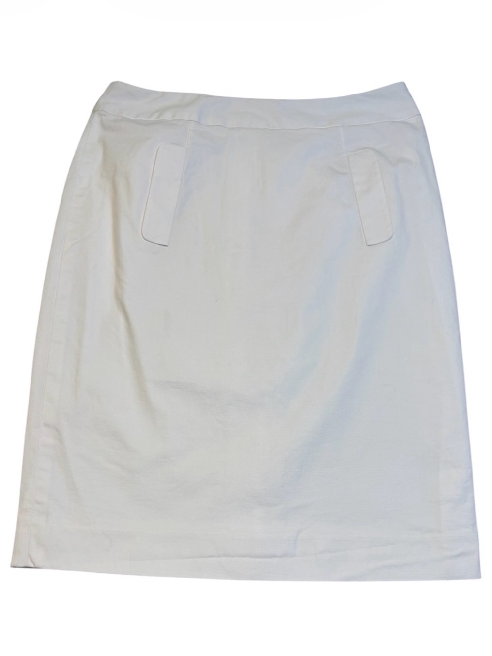 NWT Halogen White Pencil Skirt Size 2 Career Business Casual Workwear Nordstrom
